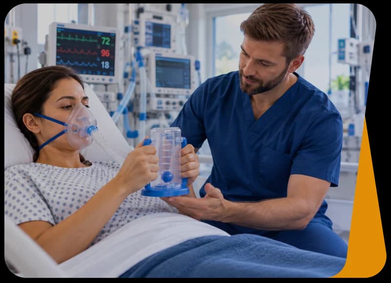 Imagem do curso Especialização em Fisioterapia Cardiorrespiratória e em Terapia Intensiva